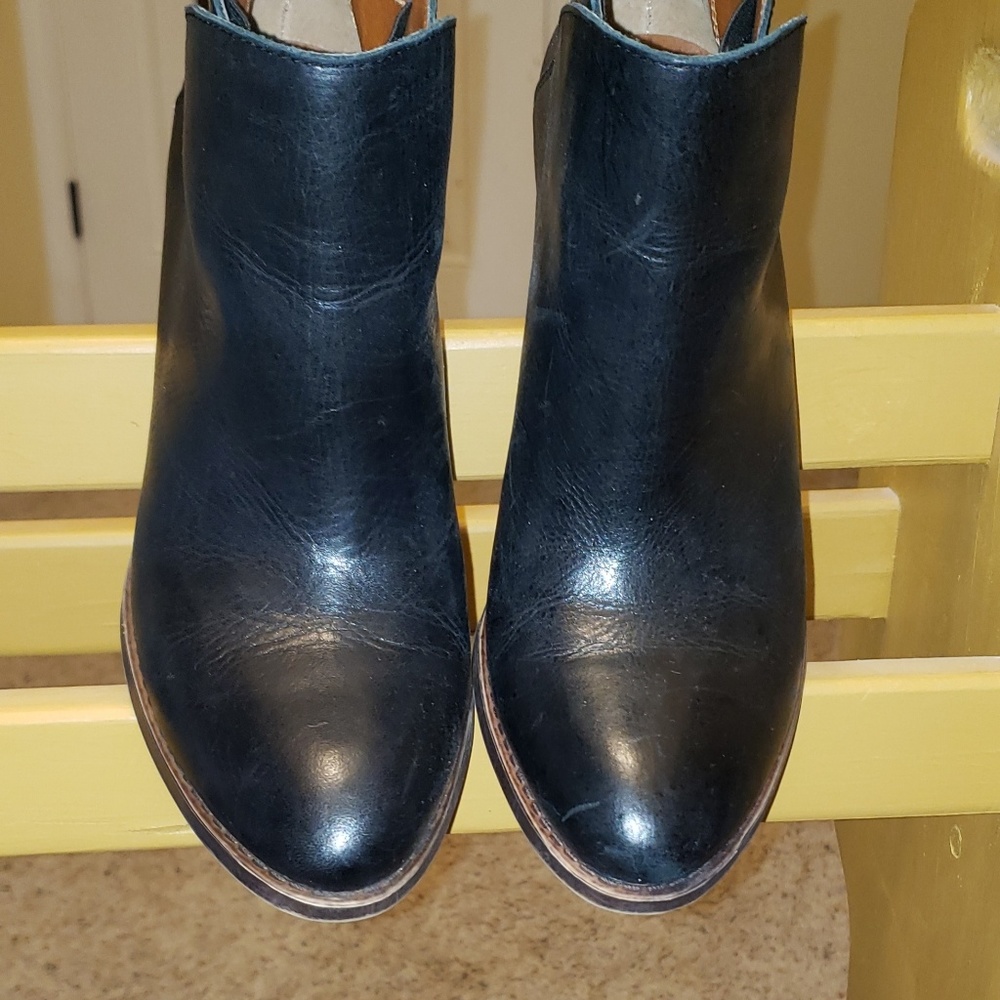 Lucky Brand black leather  booties